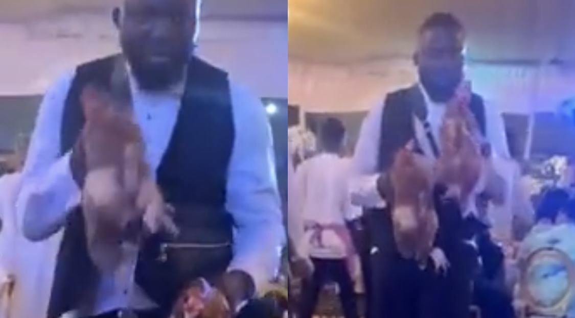 Shock as Wedding guests Receive Live Chickens as Souvenirs in Lagos [video]