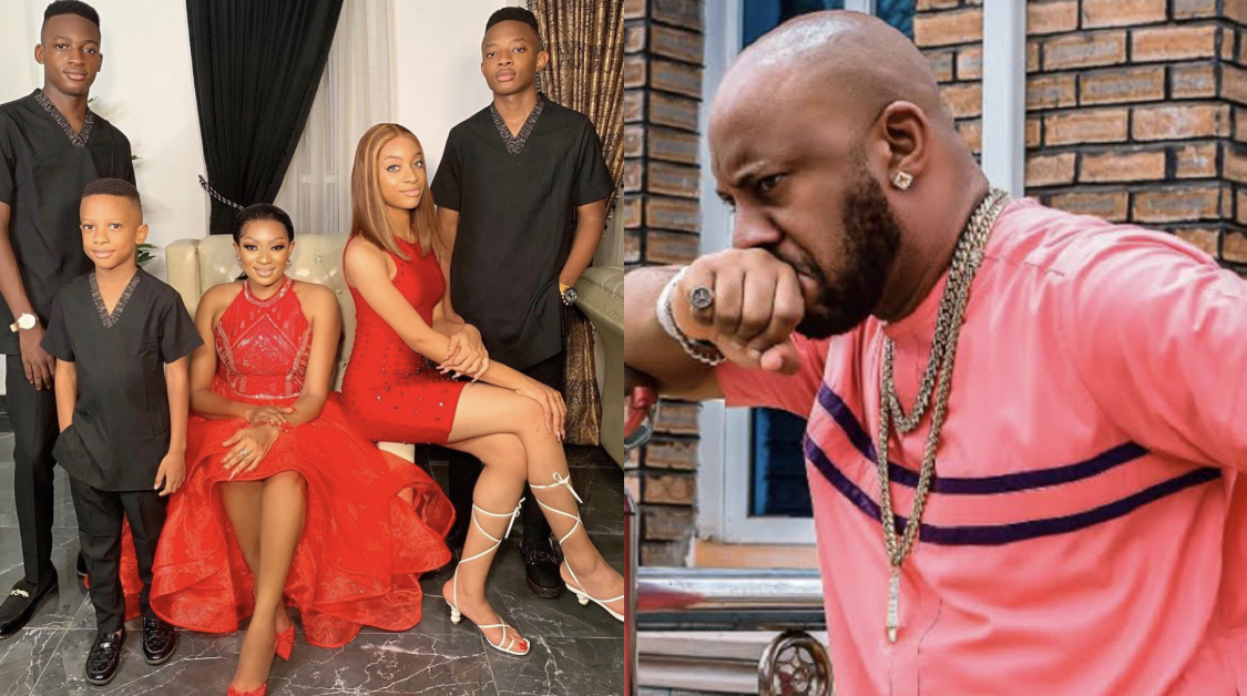 Actor Yul Edochie snubbed as wife May shares Christmas family photos with children only