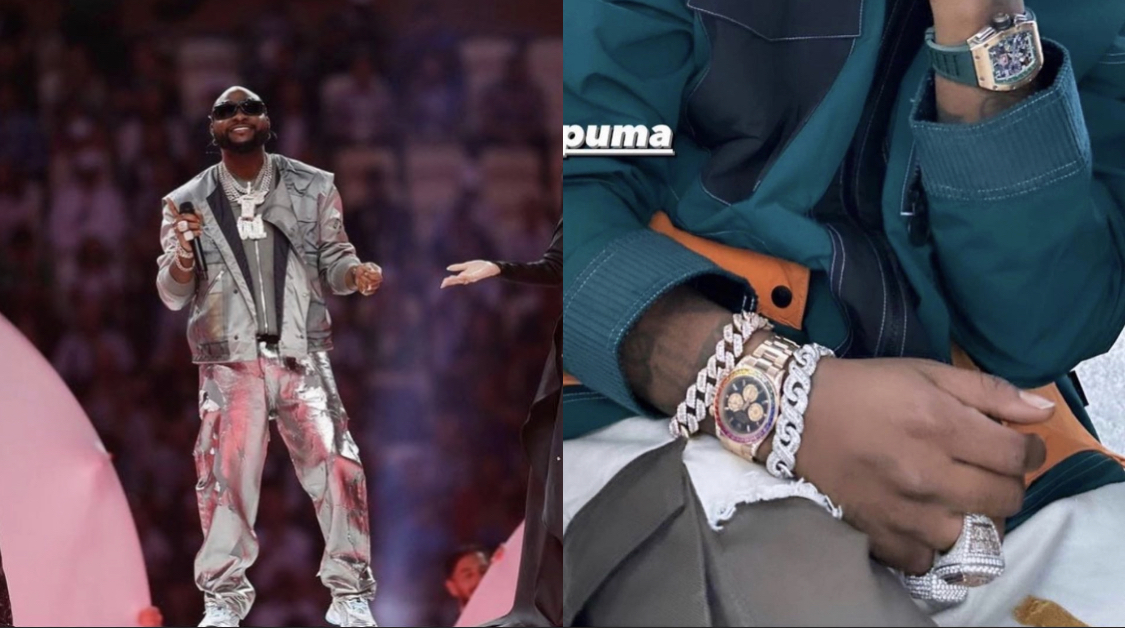 Revealed: Davido’s outfit for World Cup final performance cost N681M [photos]