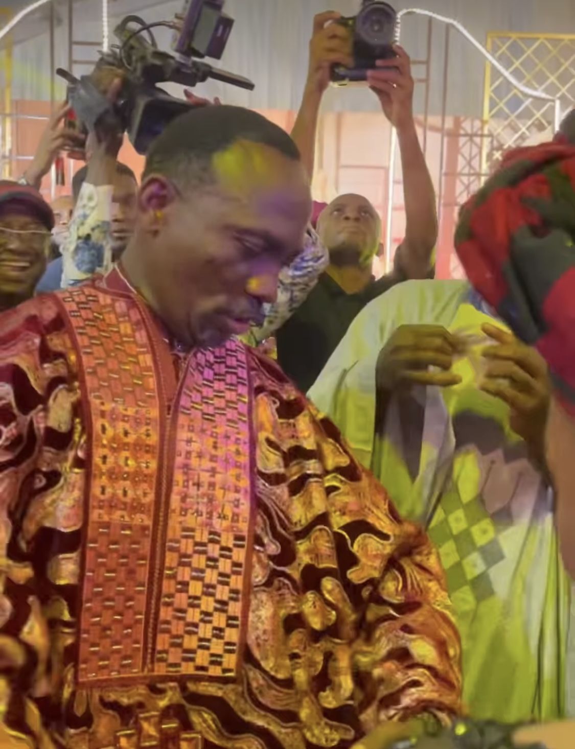 Pastor Enenche’s Daughter Deborah Ties knot with Husband Sam in Traditional Wedding [photos/videos]