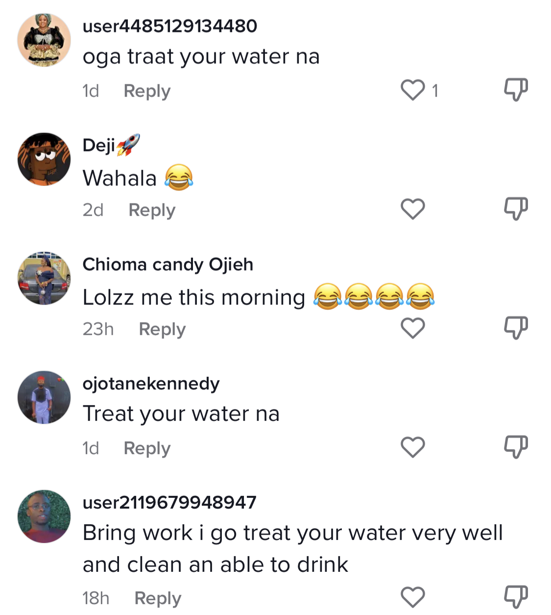 No water here - Lekki big boys lament as they result to using bags of sachet water to take bath [video]