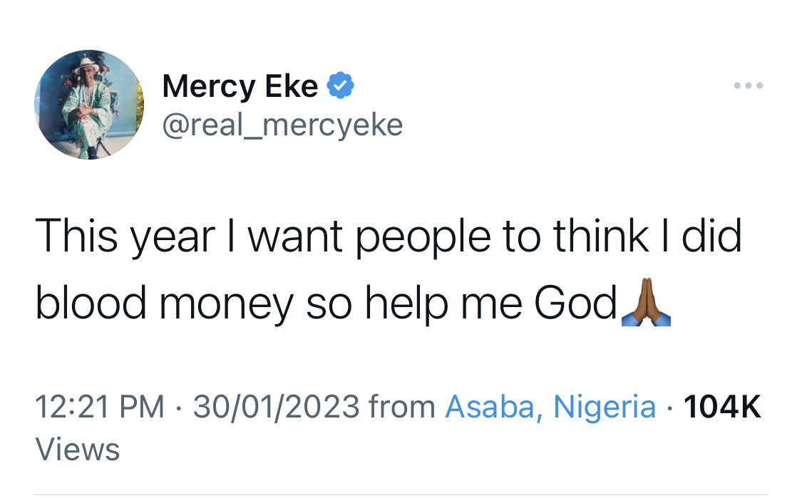 God cannot answer you - Fans berate BBNaija Mercy Eke for ‘Blood Money’ Wish