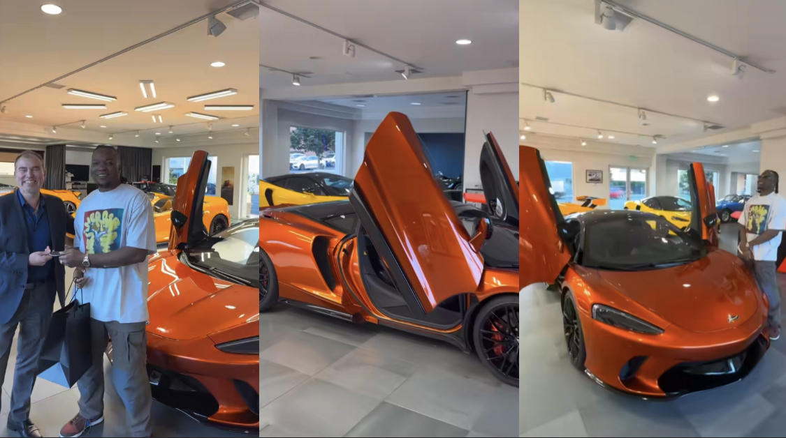 Music producer Kiddominant splashes N200M on New McLaren Car [video]