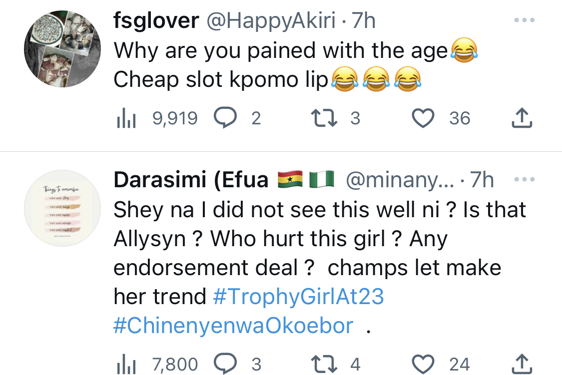 23 my ass - BBNaija Allysyn slams colleague ChiChi over age declaration