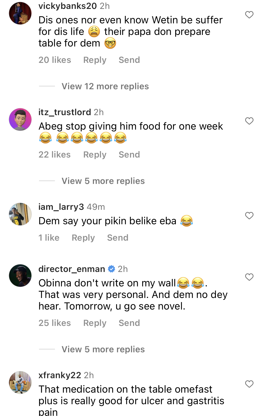 Lion no day born goat - Fans react to striking resemblance of Cubana Chief priest to son Obinna [video]