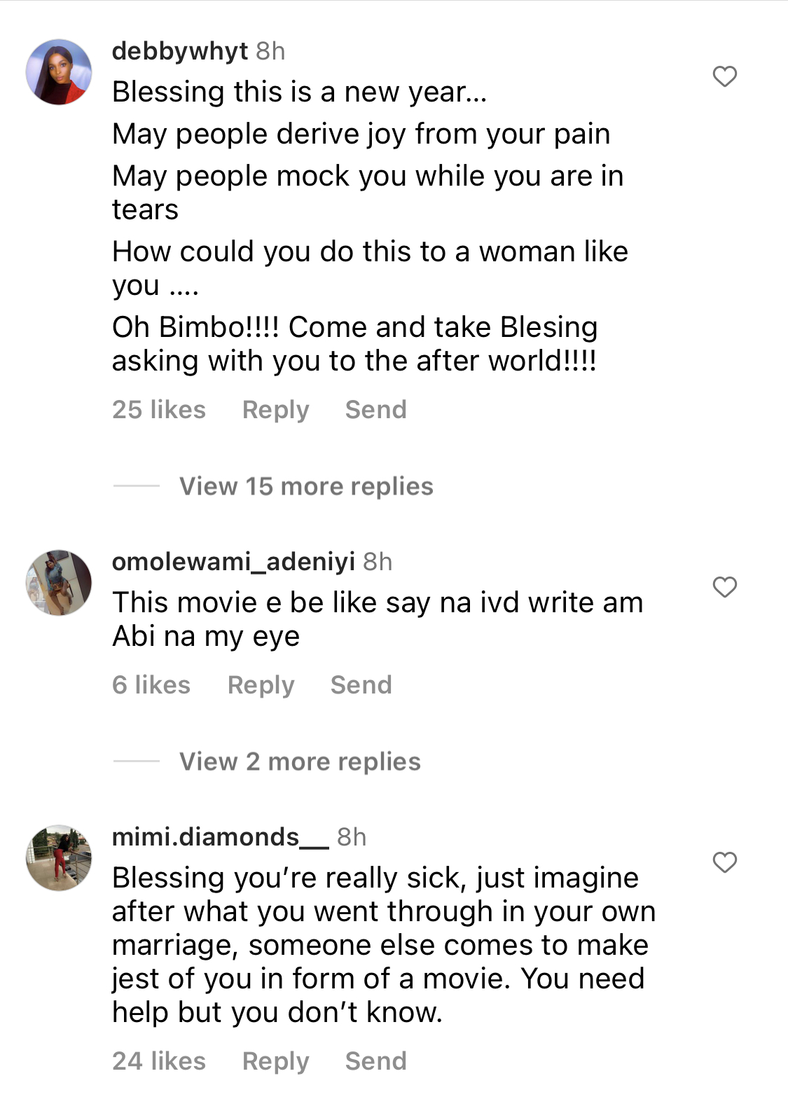 Nigerians react as Blessing CEO produces movie about death of lover IVD’s wife Bimbo [video]