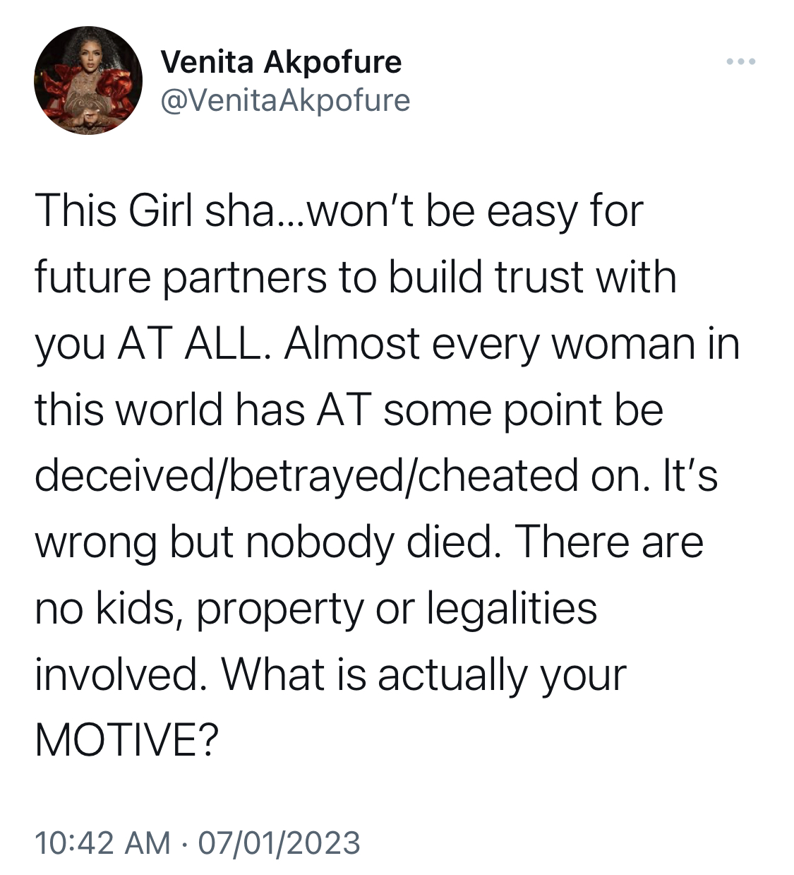 Future partners will find it hard to trust her after this - BBNaija Venita shades Alex Ekubo’s ex-Fiancée Fancy Acholonu