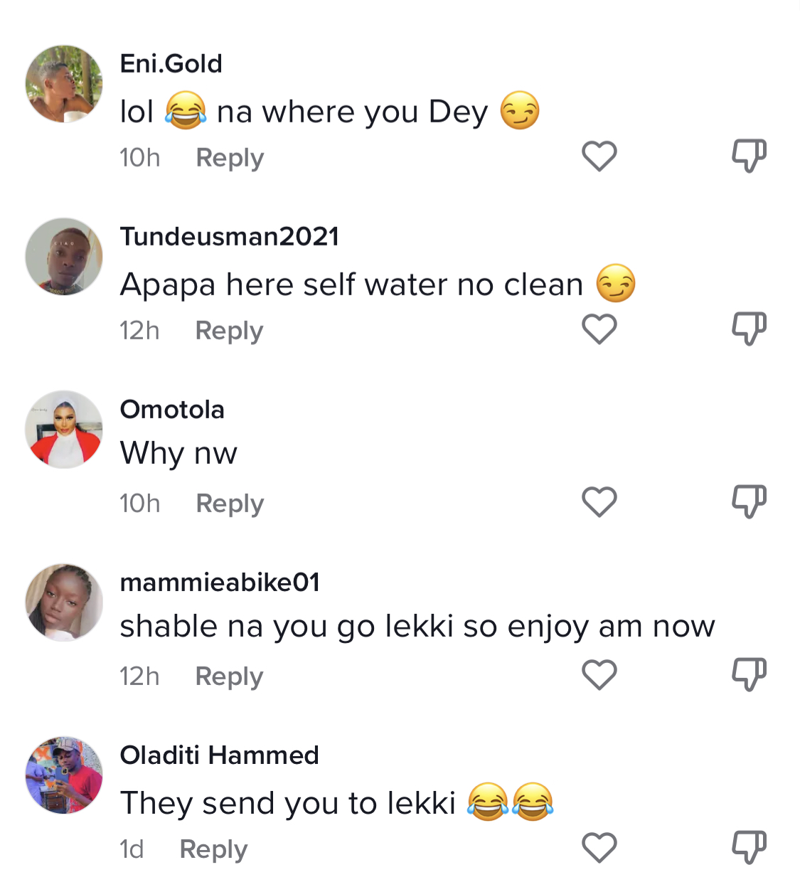 No water here - Lekki big boys lament as they result to using bags of sachet water to take bath [video]