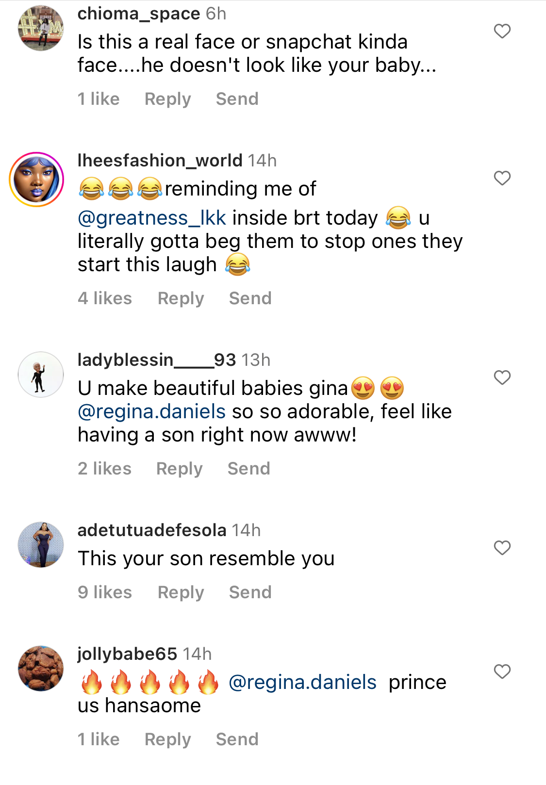 Like father like son - Fans react as Regina Daniels shares video of second son with Ned Nwoko