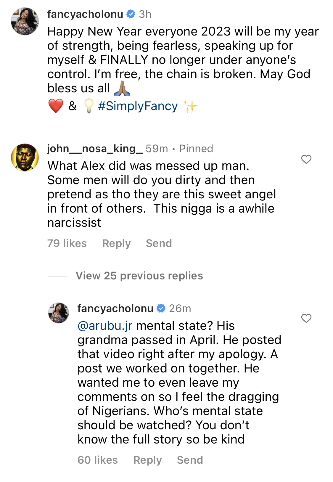 Alex Ekubo is a sociopath, he’s trying to destroy me - Actor’s Ex-fiancée Fancy Acholonu reveals he forced her to make apology