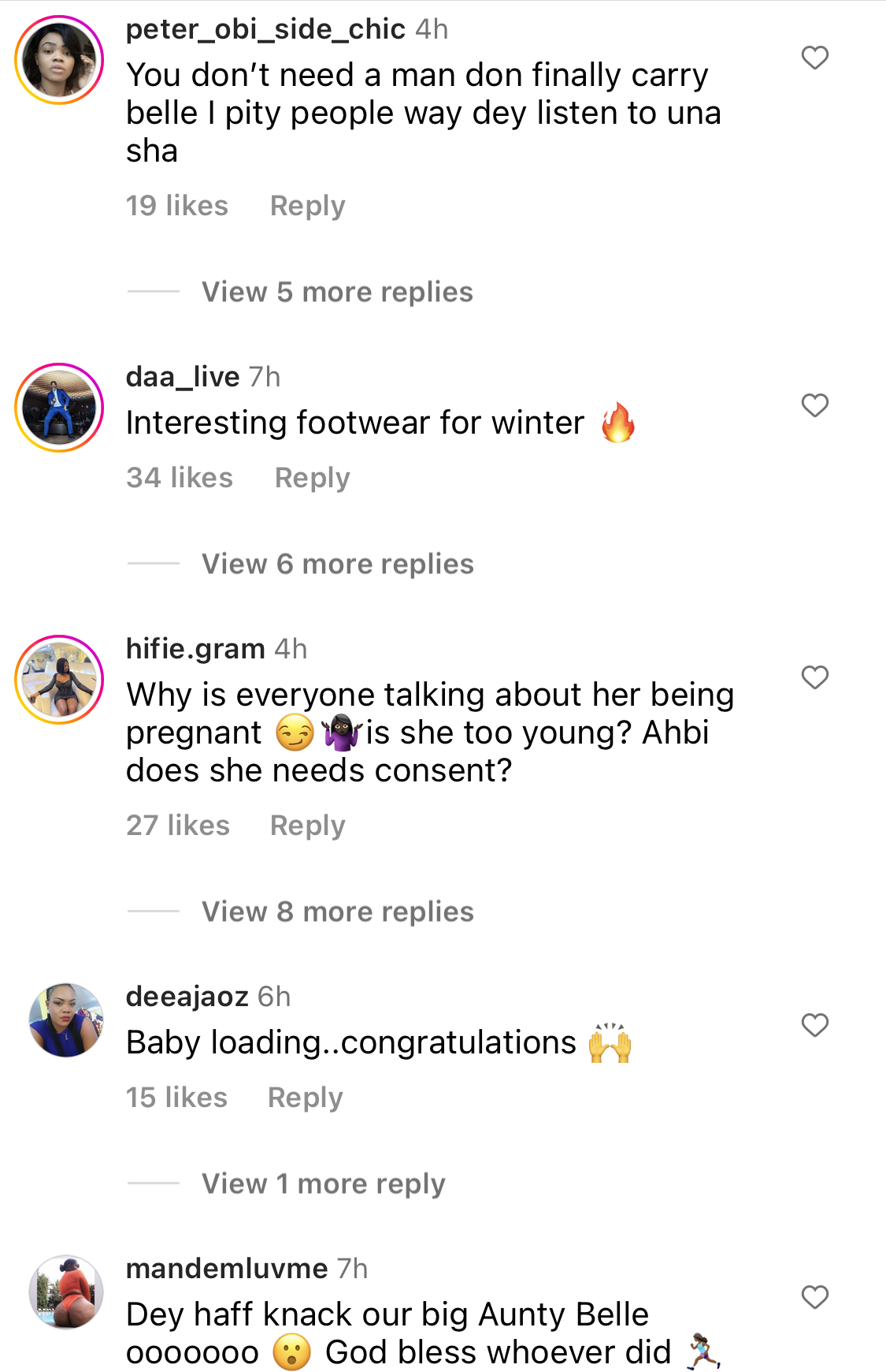 I don’t need a man don finally carry belle - Fans react as Toke Makinwa sparks pregnancy rumors [photos]