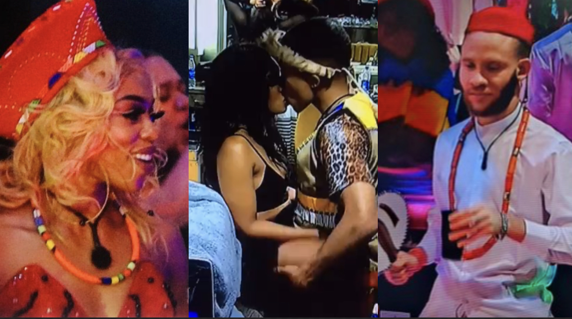 Thabang and Nelissa Lock lips days after Mmeli’s eviction, Blue Aiva dominates dance floor [Watch BBTitans Saturday Party Highlights]