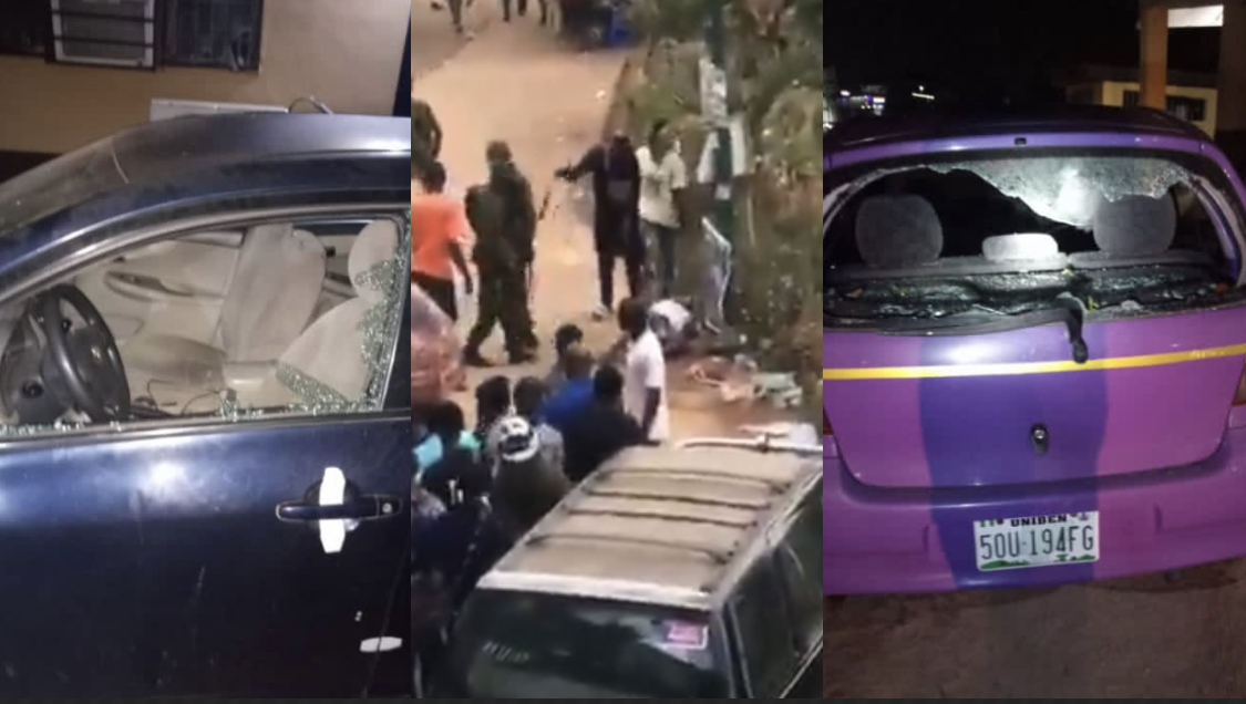 Breaking: Soldiers reportedly storm UNIBEN environs, unleash violence on students in retaliation for colleague [videos]