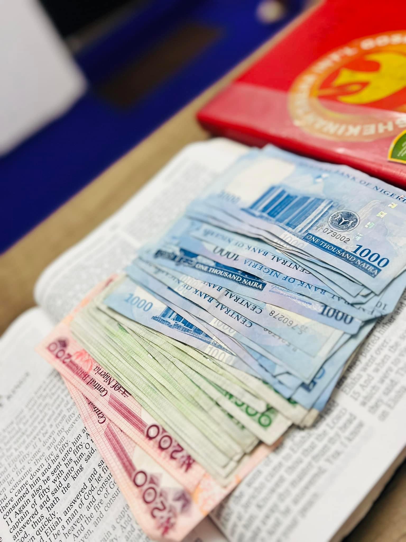 Bank of heaven supplied it - Pastor Agochukwu explains how his Bible created new naira notes [photos]