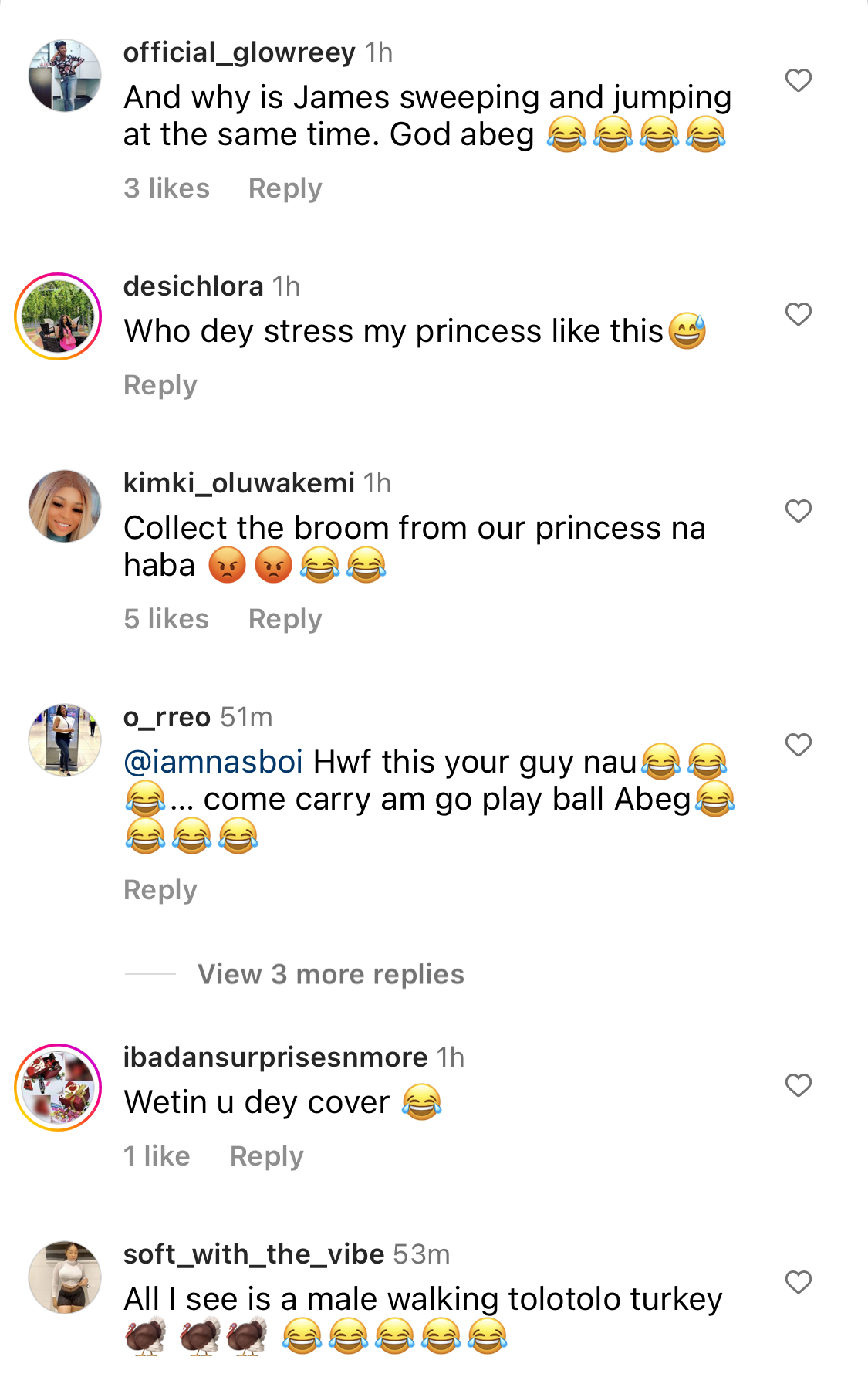 You dey find husband - Fans react as James Brown shows off “wife material” with sweeping skills [video]