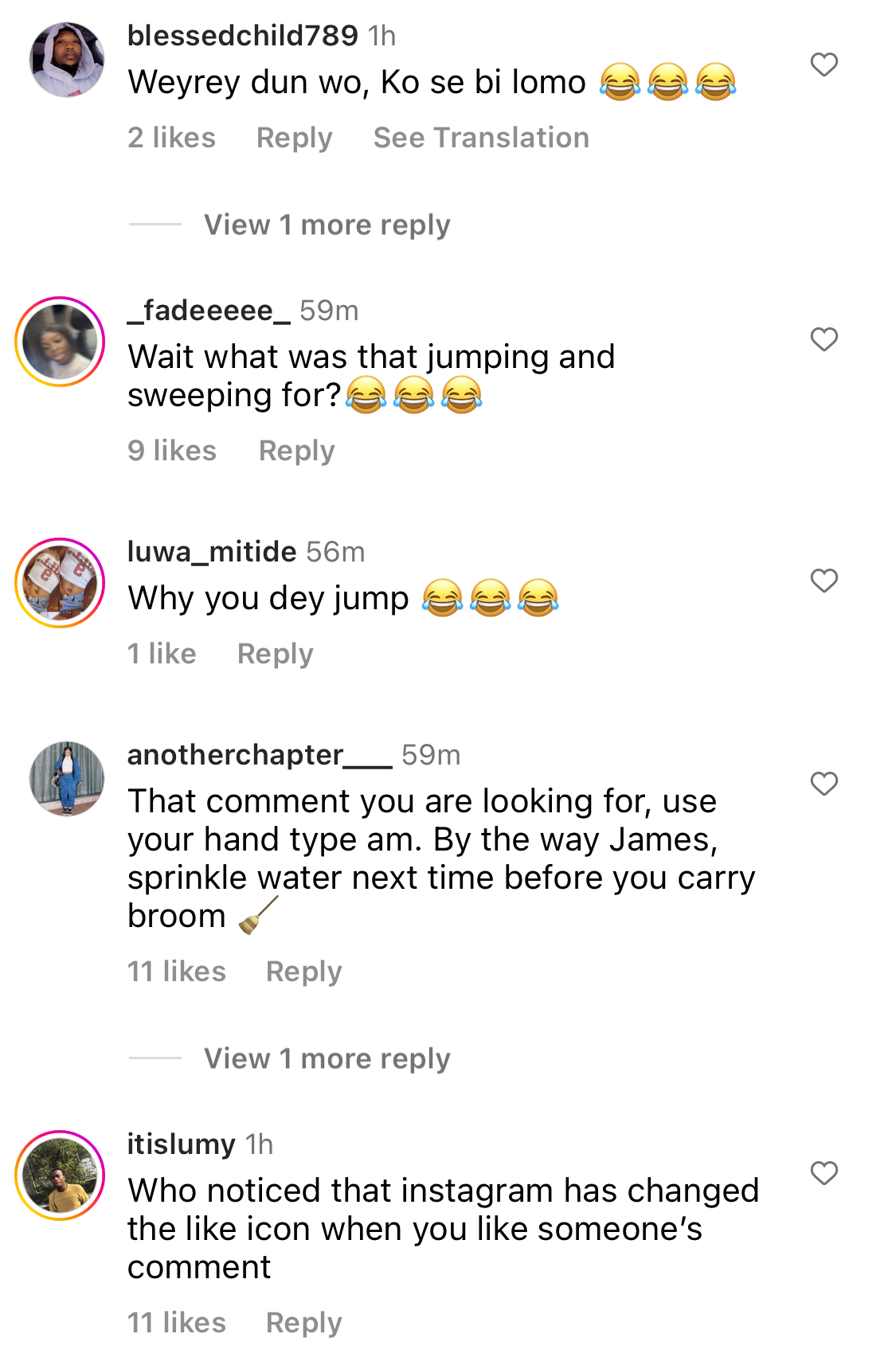 You dey find husband - Fans react as James Brown shows off “wife material” with sweeping skills [video]