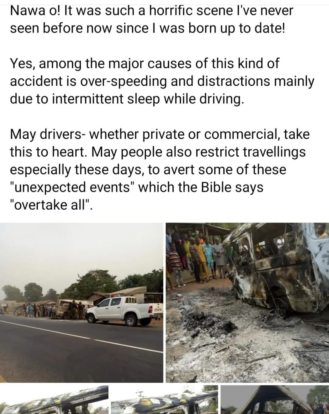 Tears as 8 Madonna University students burn to death in ghastly road accident [photos]