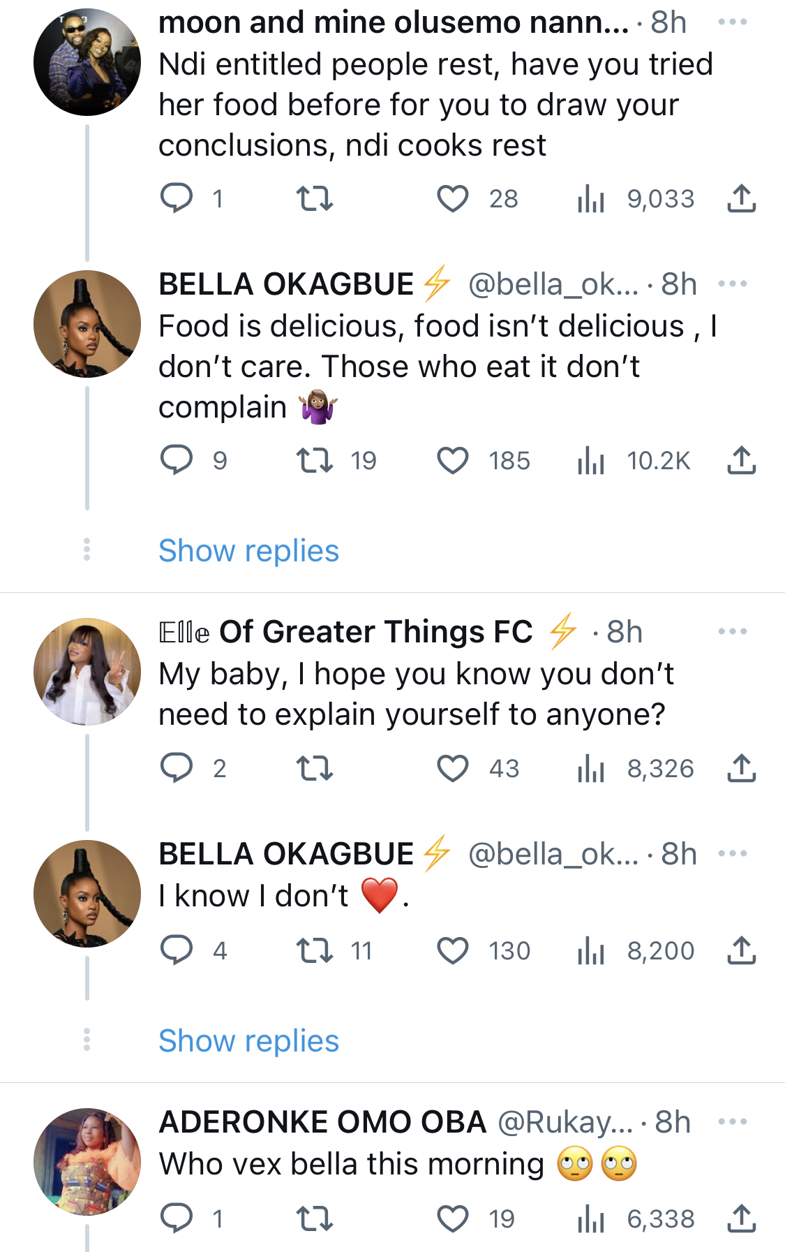 Who suffer help - BBNaija Bella lashes out after being dragged for not being able to cook