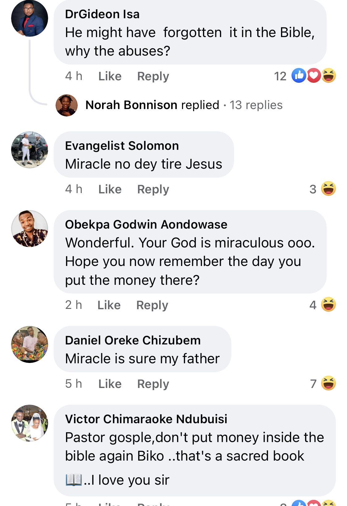 Bank of heaven supplied it - Pastor Agochukwu explains how his Bible created new naira notes [photos]