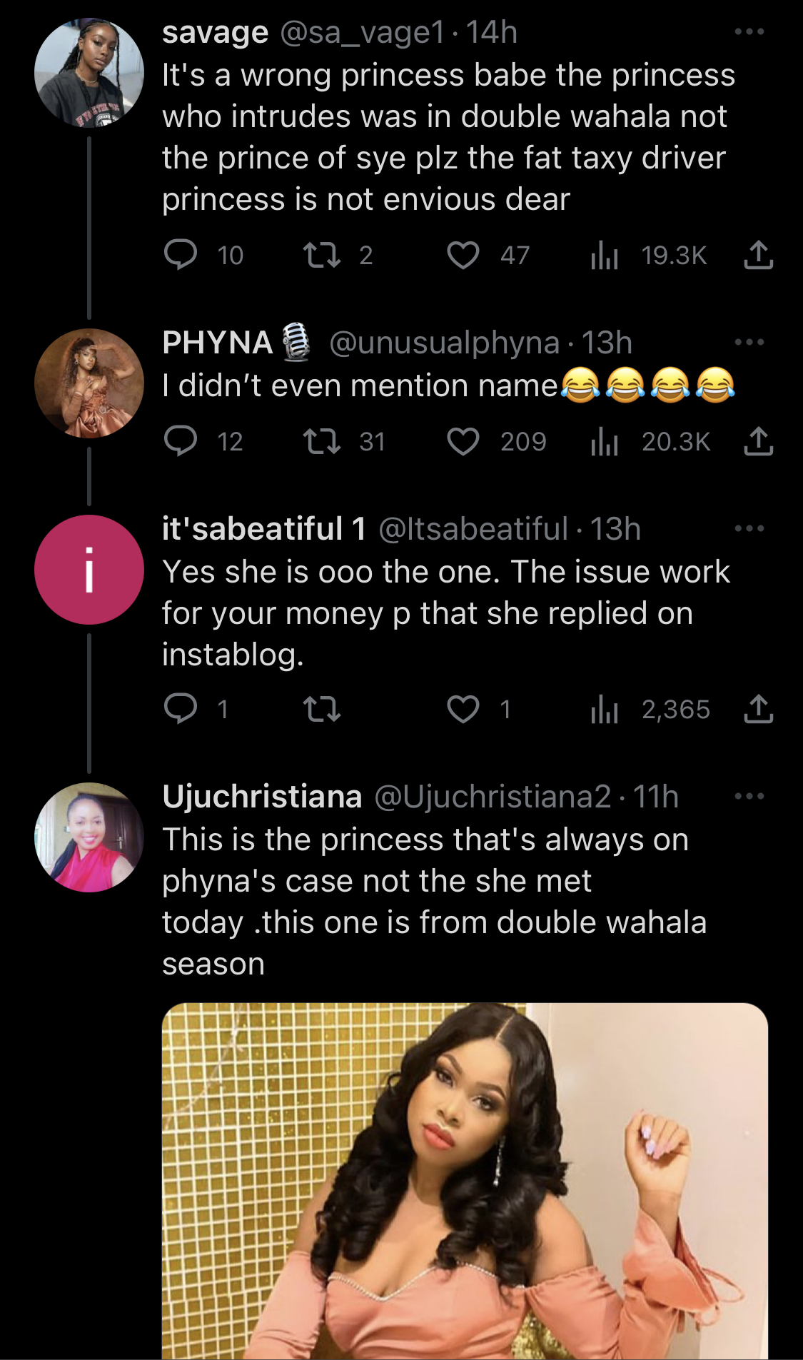 I met an EX-BBNaija housemate who’s my hater and I didn’t recognize her - Phyna mocks