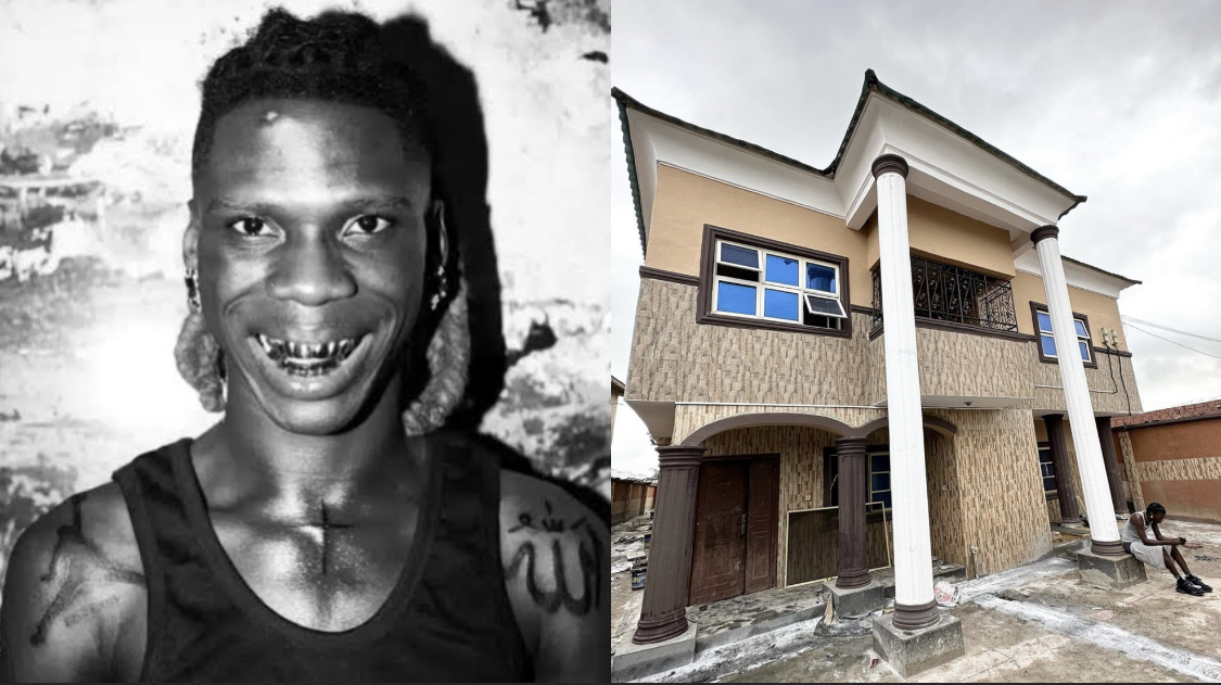 Musician Seyi Vibez buys Multimillion Naira House for father [photos]