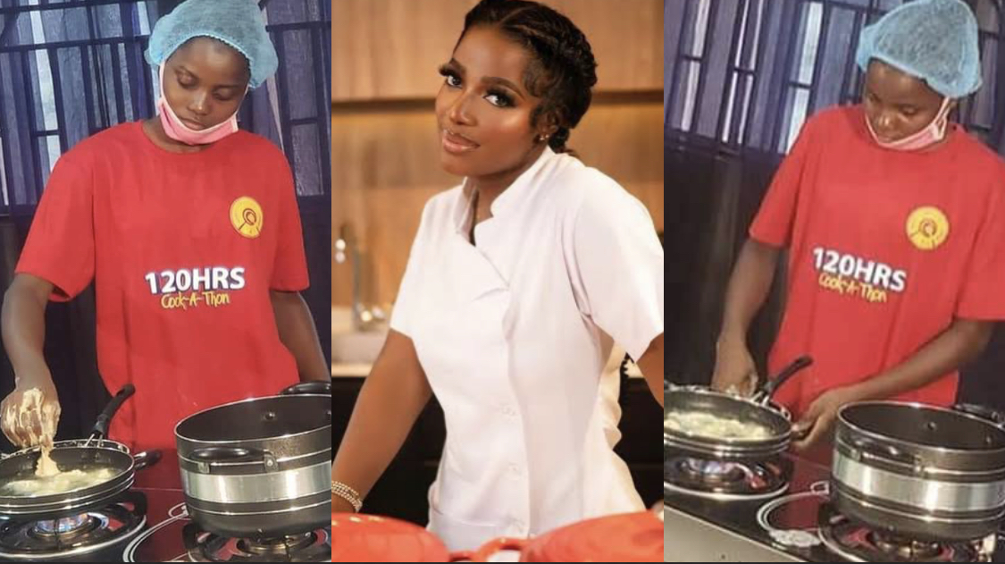 Panic as Ekiti Chef Dammy Attempts to break Hilda Baci’s 100 hour cooking record [photos/videos]