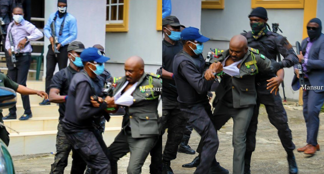 DSS Operatives, Prison Officials come to blows on Court Premises over Emefiele [video]