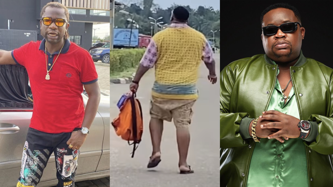 I’m not impressed – Speed Darlington Broke shames Cubana Chief priest after spotting him with cheap bag at airport [video]