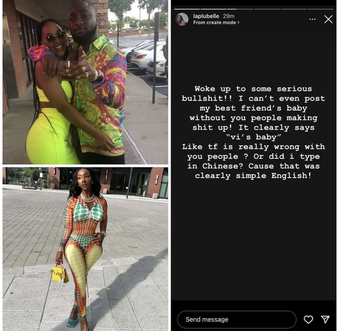 Davido’s 2nd Babymama Amanda breaks silence on welcoming 2nd child with him [photos]