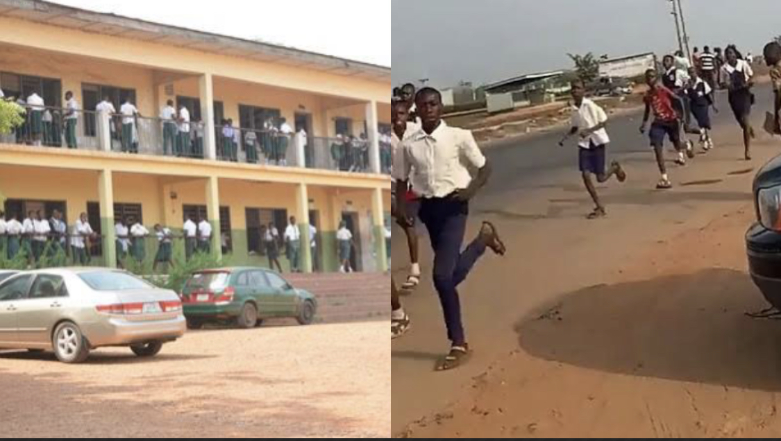 SS1 students beat up teacher for stoping examination malpractice in Ogun state