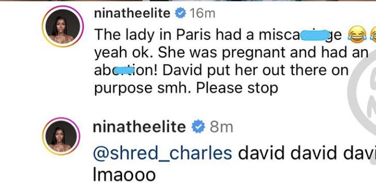 Davido’s French Side Chick had an abortion not a miscarriage - American side chick Anita alleges