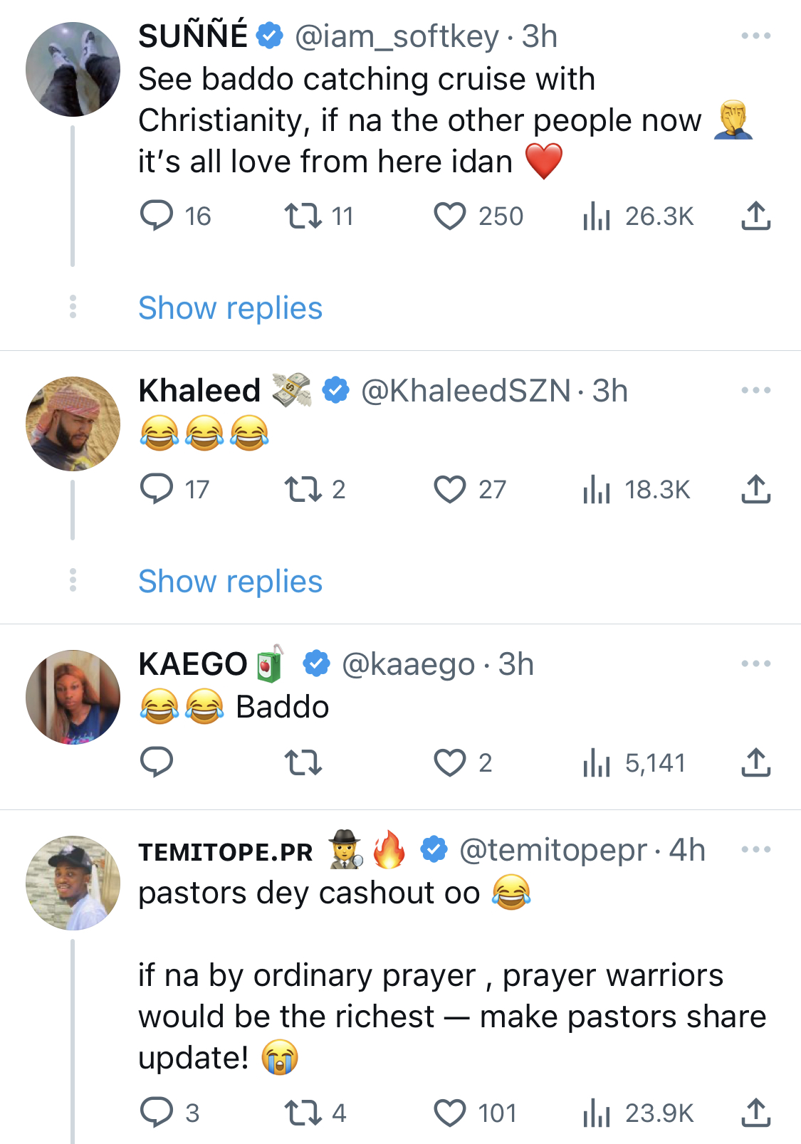 Pastors dey cash out for Lagos - Rapper Olamide cries out after spotting massive Sunday traffic