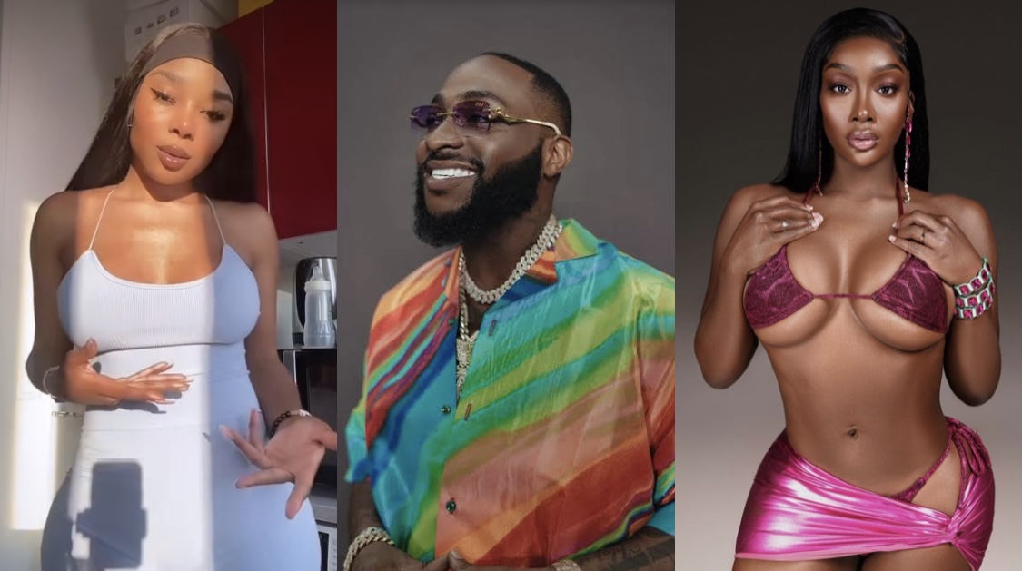 My BBL body is better than yours – Davido’s Pregnant American side chick Anita blasts her French Counterpart Ivanna