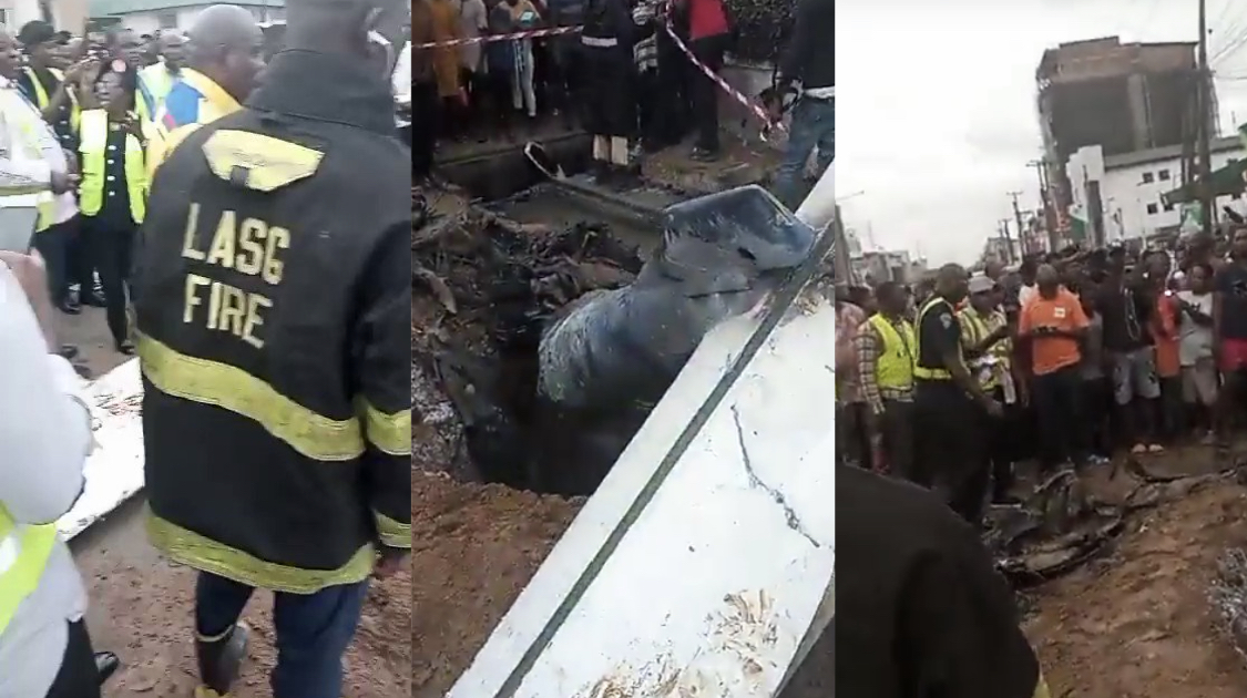 BREAKING: Aircraft Crashes into Residential area in Lagos [video]