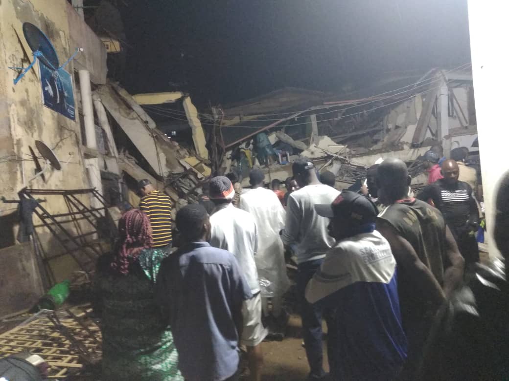 Many Feared dead, others trapped as multi storey building collapses in Abuja [photos]