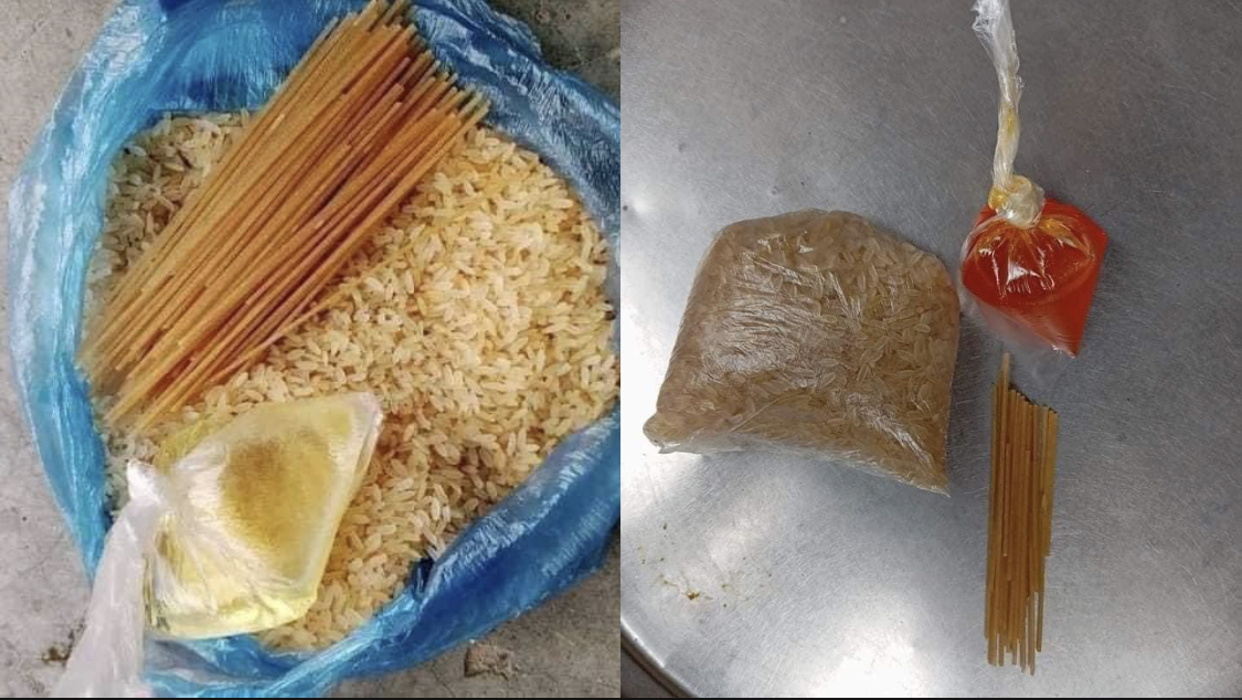 Shock as Nasarawa State Reportedly Gives out sticks of Spaghetti, drops of palm oil as palliatives [photos]