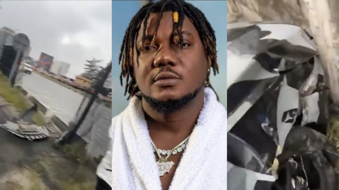 Rapper CDQ battling for life in intensive care after narrowly surviving ghastly car accident [video]