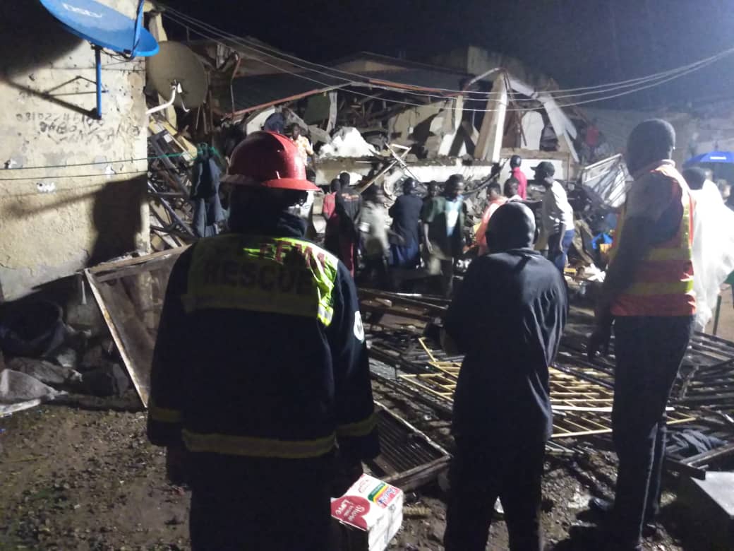 Many Feared dead, others trapped as multi storey building collapses in Abuja [photos]
