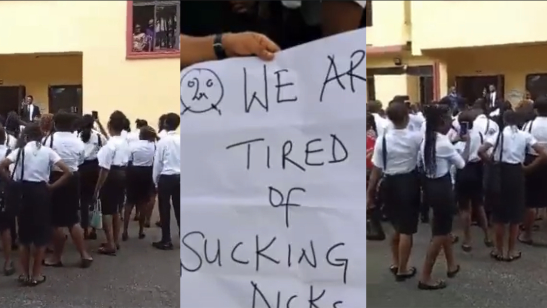 Let girls with big breasts breathe – UNICAL Female Students protest alleged sexual harassment by Dean Faculty of Law [video]