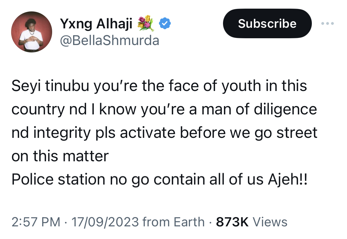 Sam Larry, Naira Marley should be arrested over Mohbad’s death unless there would be war - Bella Shmurda roars [photos]