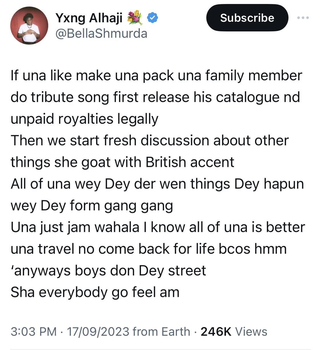 Sam Larry, Naira Marley should be arrested over Mohbad’s death unless there would be war - Bella Shmurda roars [photos]