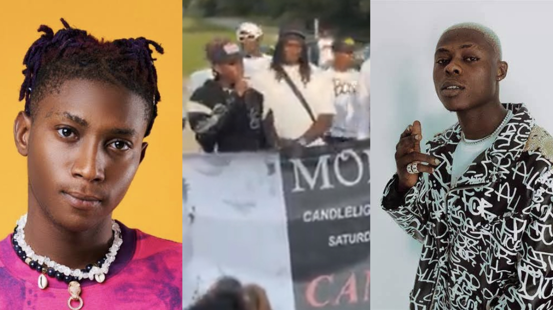 My mom told me to stay out of Nigeria – Bella Shmurda says as he leads candle light service for Mohbad in Canada [video]