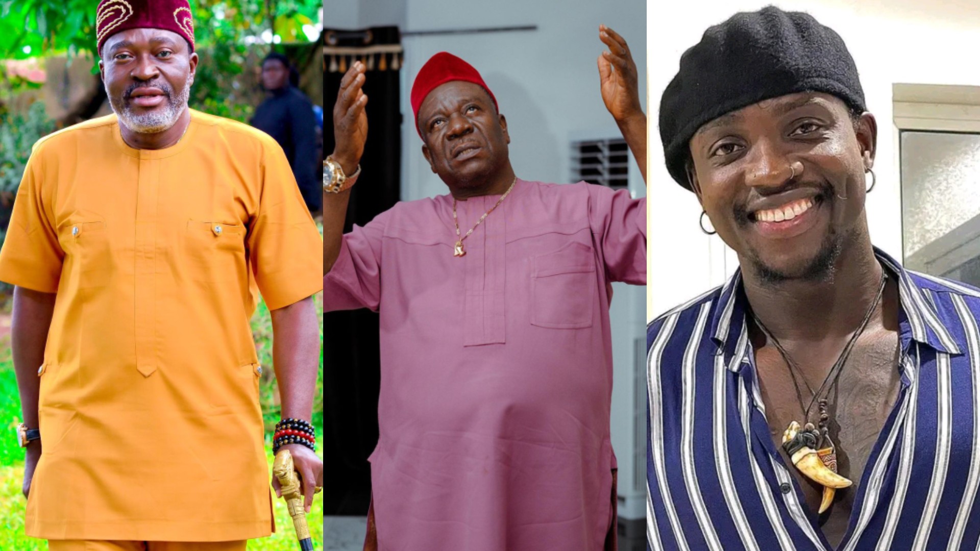 Mr Ibu: “Use him for sacrifice” – reactions as Kanayo knocks Very Dark Man for criticizing Nollywood