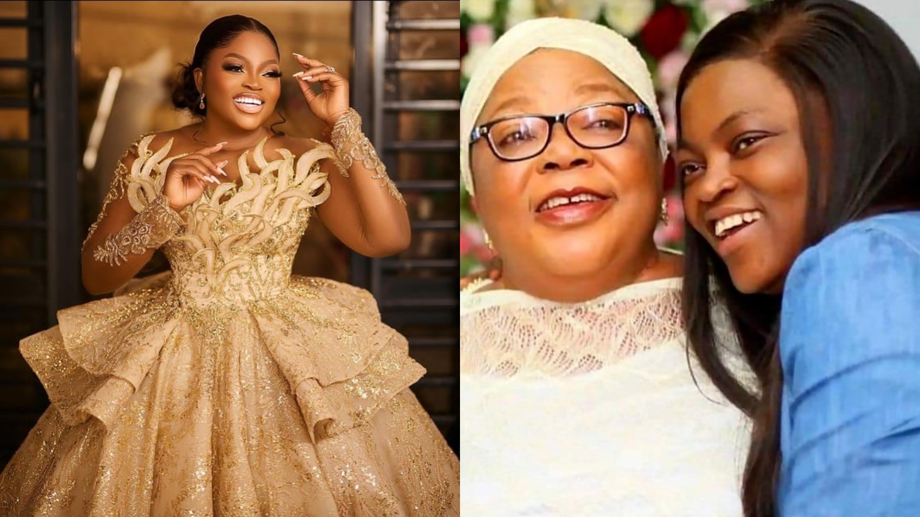 Actress Funke Akindele emotional as she dedicates new movie to late mother (Video)