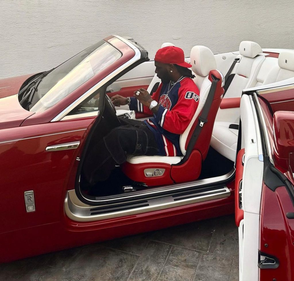 burna's rolls royce photo