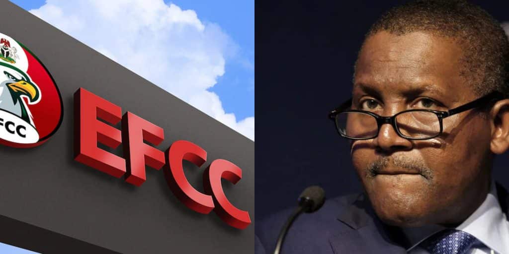 How EFCC raided Dangote Headquarters in Lagos Dockaysworld