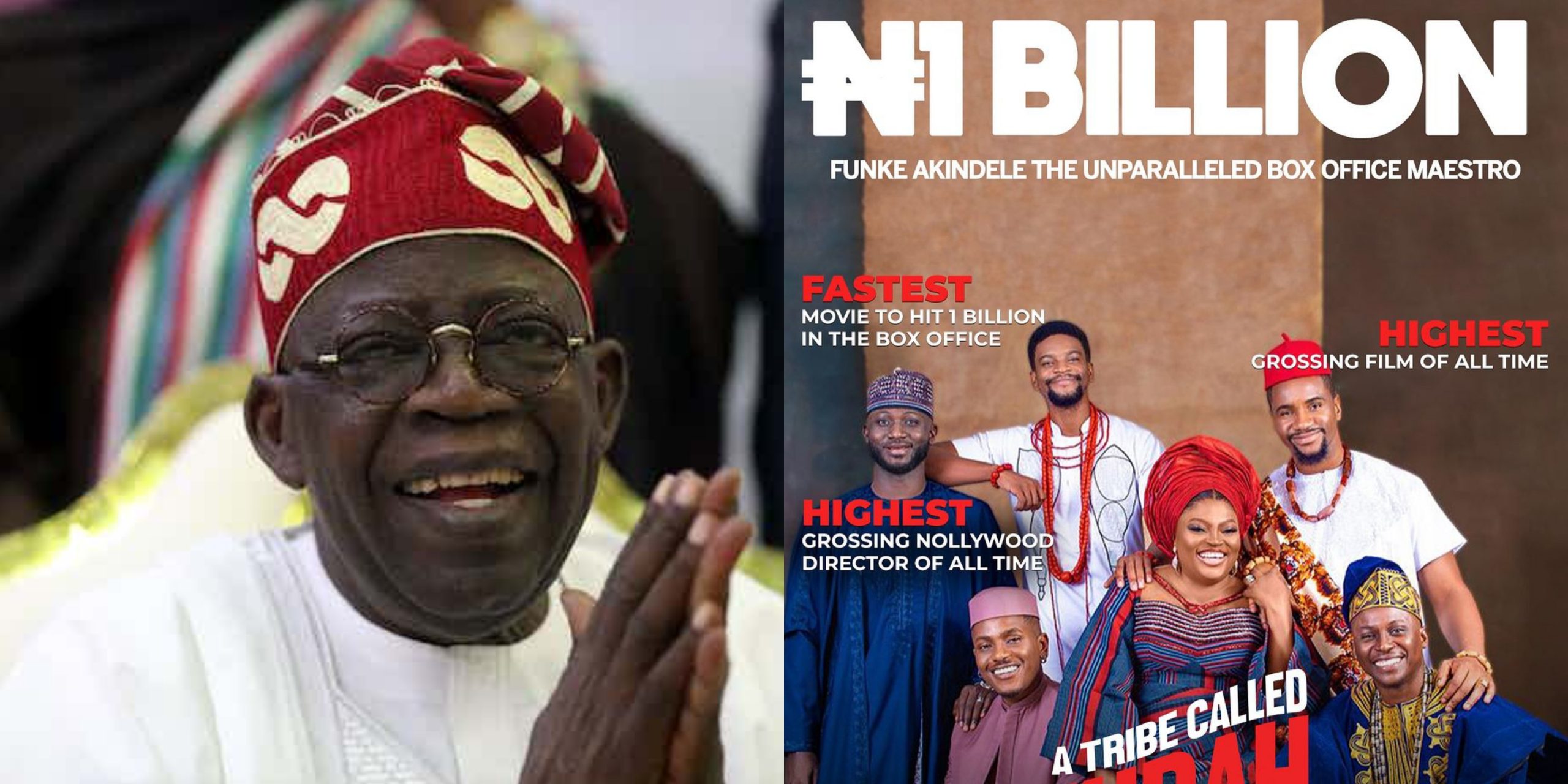 President Tinubu Congratulates Funke Akindele As ‘A Tribe Called Judah’ Grosses N1 Billion