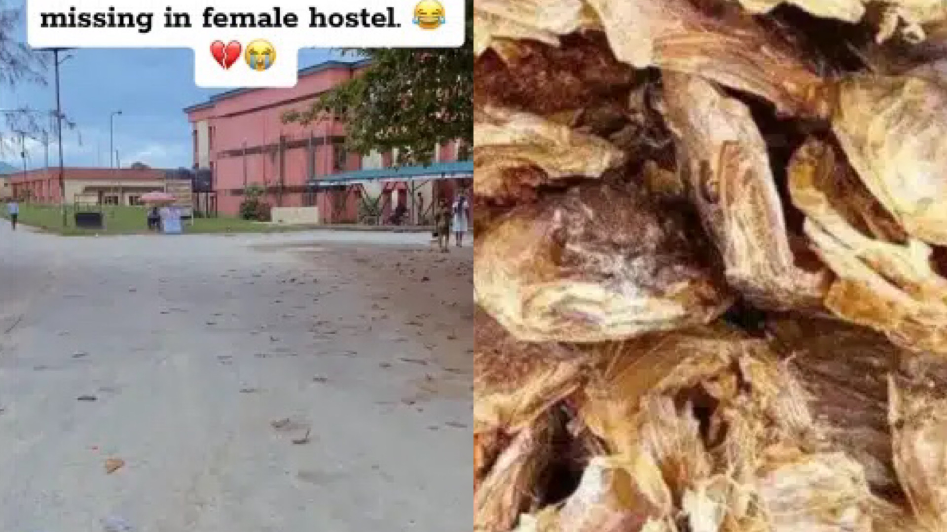 Lady cries out as her stockfish is stolen few days after resumption (VIDEO)