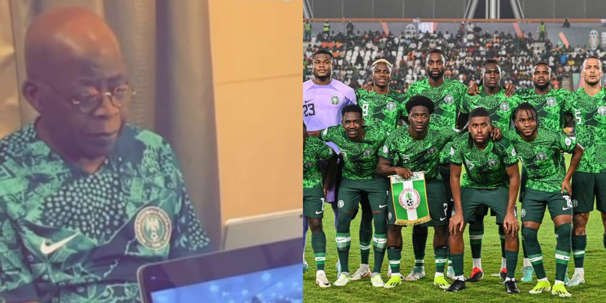 Tinubu sends message to Super Eagles ahead of Angola clash