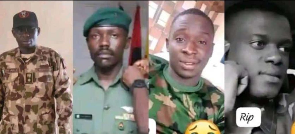 Identities of Nigerian soldiers killed by Delta youths emerge